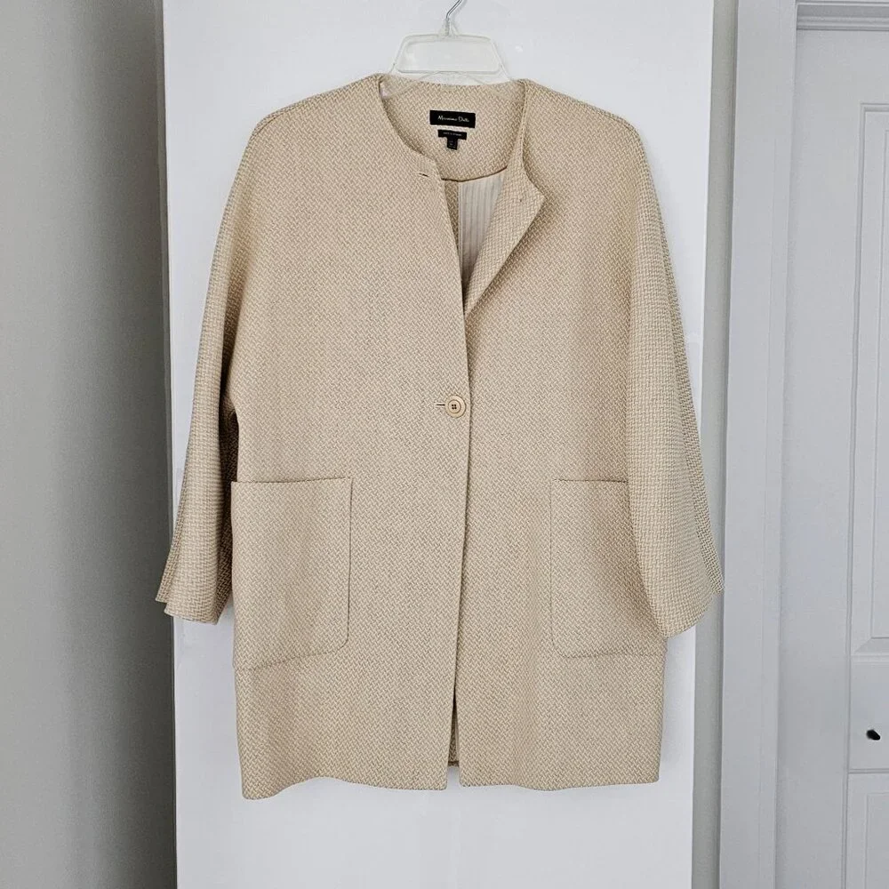 Massimo Dutti Linen Coat- Gorgeous! - Picture 5 of 16